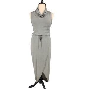 Anthropologie Black and White Striped Dress